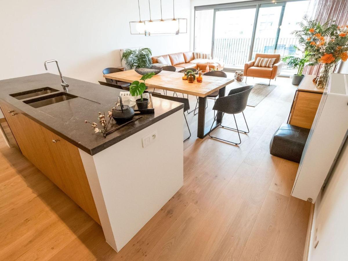Luxurious Crystal Sea View Apartment With 2 Terraces Oostende Bagian luar foto