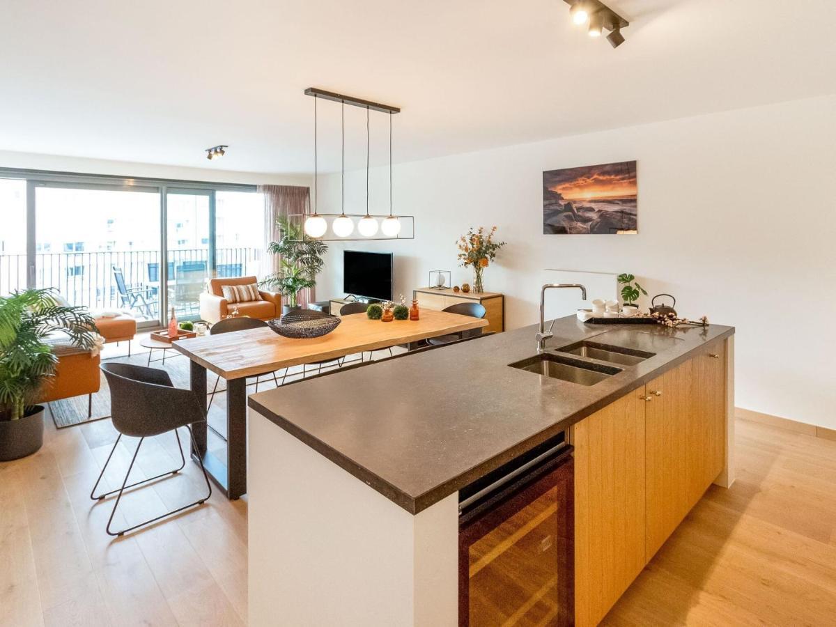 Luxurious Crystal Sea View Apartment With 2 Terraces Oostende Bagian luar foto