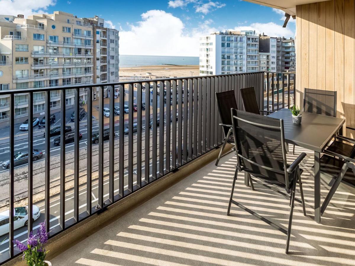 Luxurious Crystal Sea View Apartment With 2 Terraces Oostende Bagian luar foto